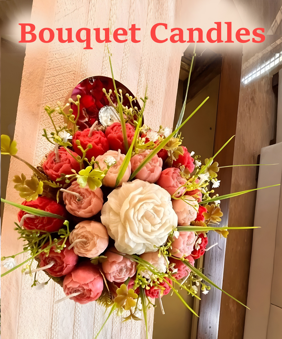 Peony Bud Candle